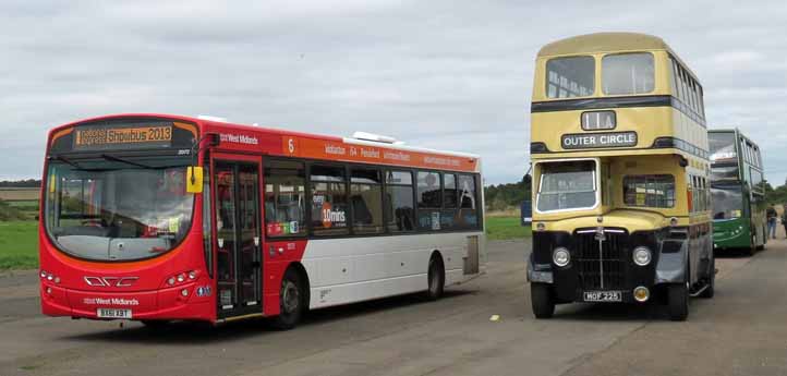 Birmingham Daimler CVG6 Crossley 3225 & NXWM Volvo B7RLE Wright 2072